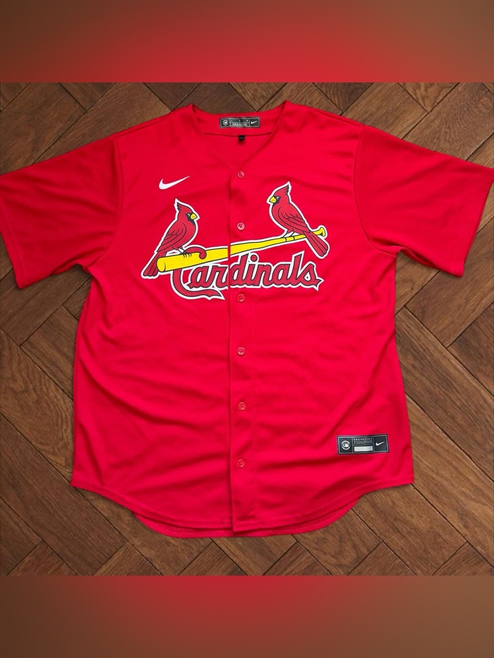 St. Louis Cardinals Nolan Arenado Red Nike Jersey Men's Large